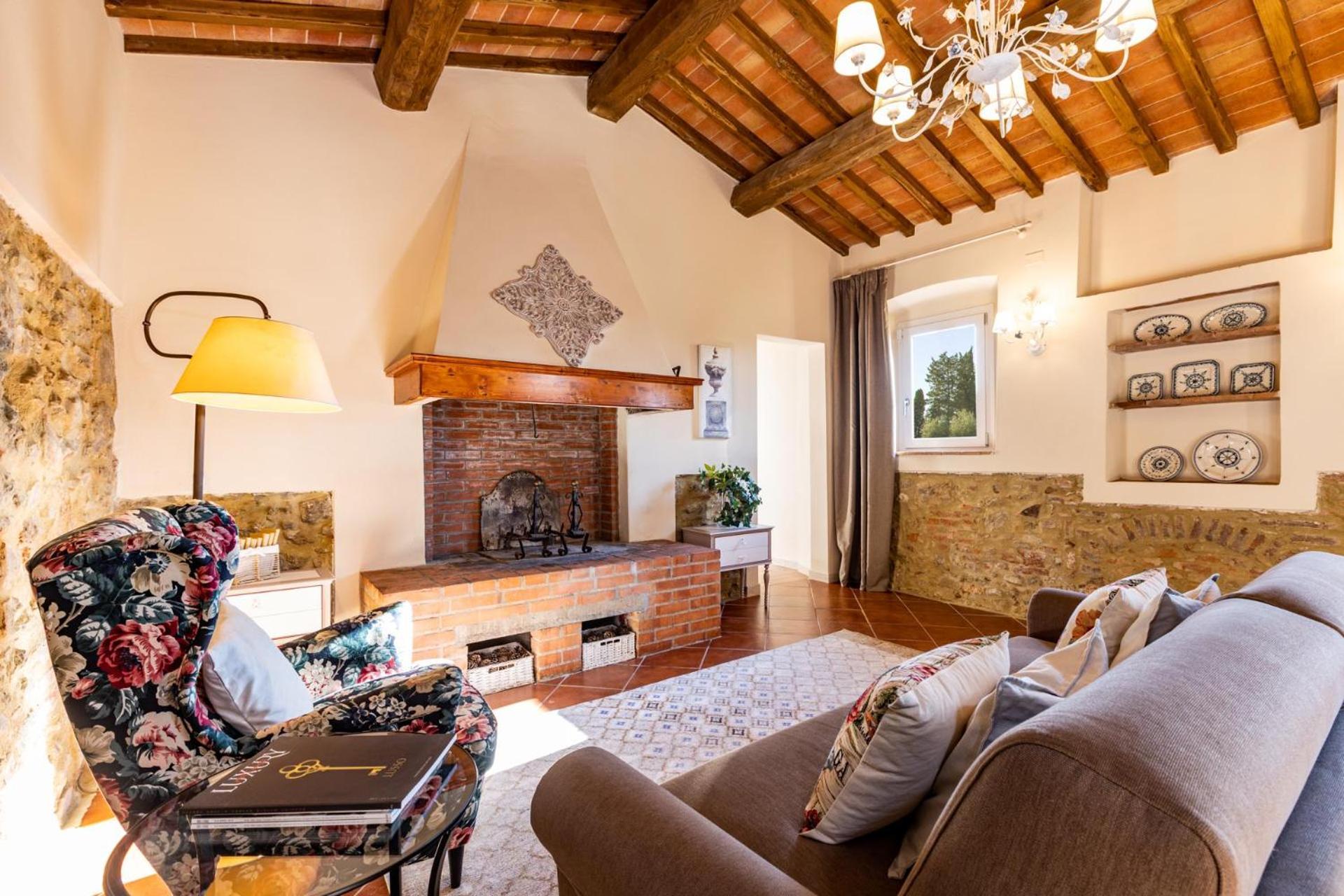 Gorgeous Villa Peccioli, With Private Pool, Ac, Wifi Legoli Bagian luar foto