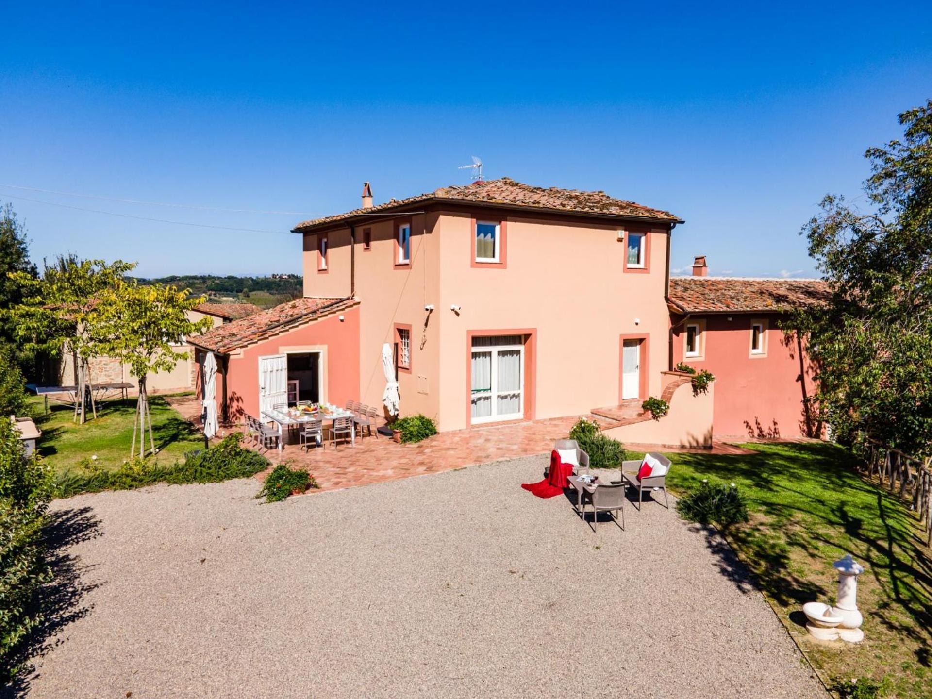 Gorgeous Villa Peccioli, With Private Pool, Ac, Wifi Legoli Bagian luar foto