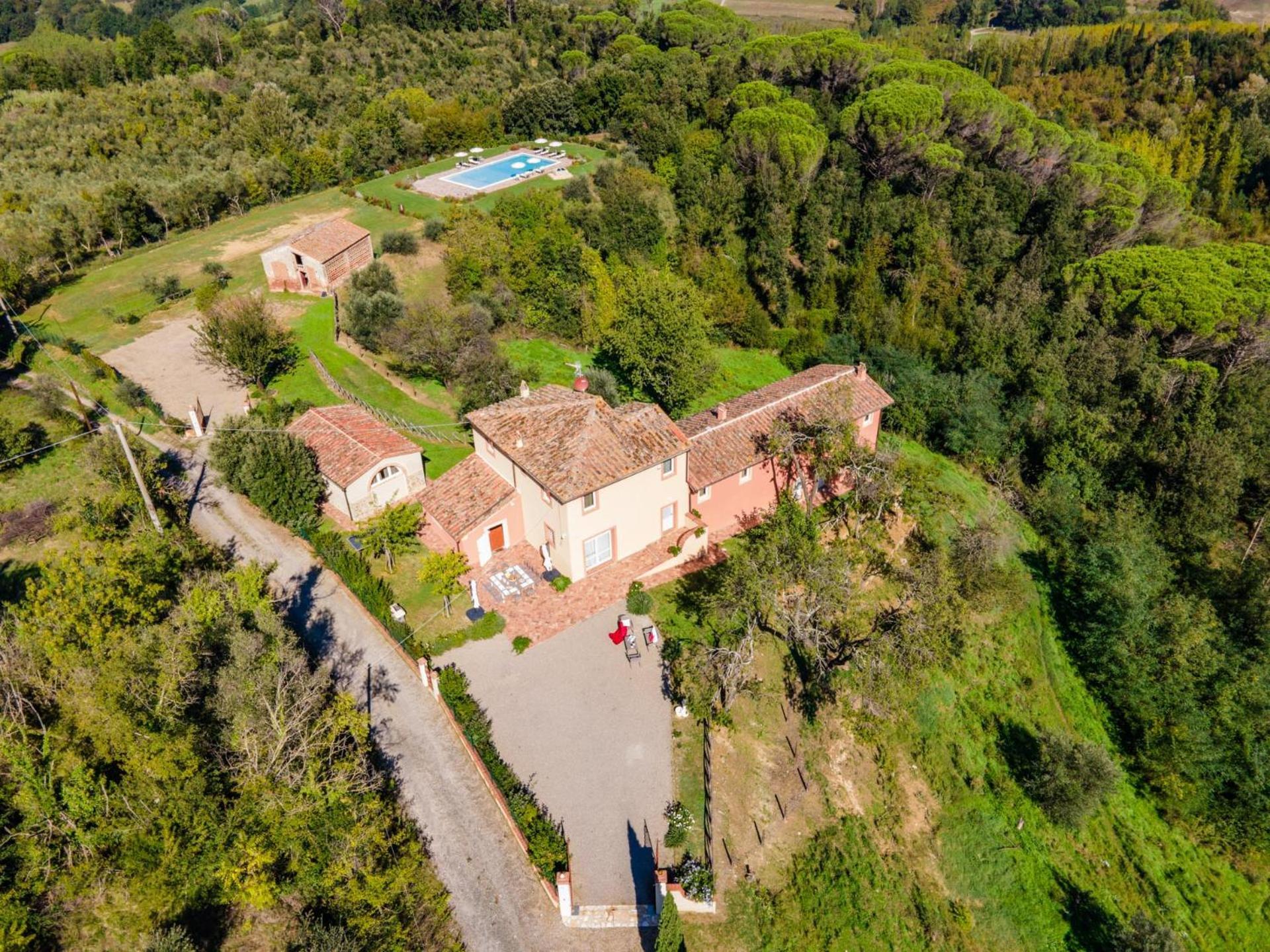 Gorgeous Villa Peccioli, With Private Pool, Ac, Wifi Legoli Bagian luar foto